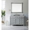 James Martin Vanities Brittany 48in Single Vanity, Urban Gray w/ 3 CM Eternal Jasmine Pearl Quartz Top 650-V48-UGR-3EJP - alternate 2